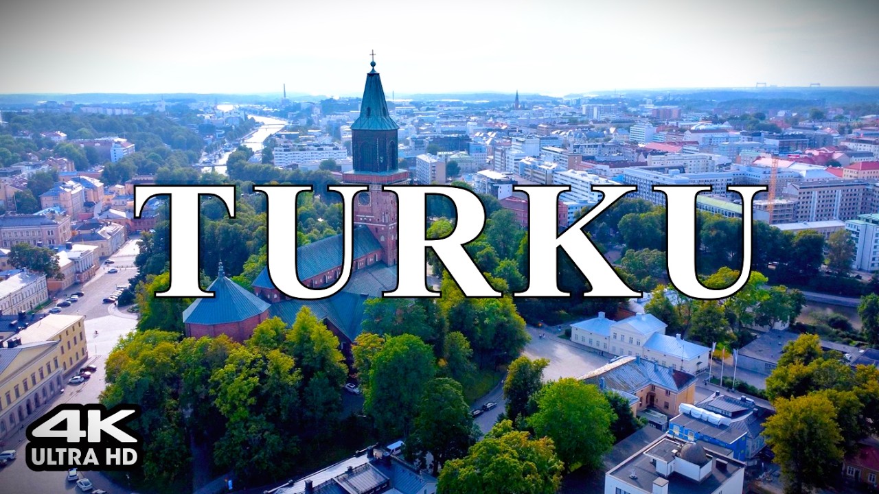 Turku, Finland  🇫🇮 | Stunning 4K Drone Footage