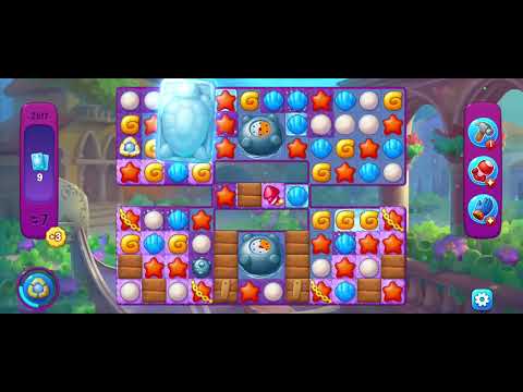 Fishdom gameplay level 2517