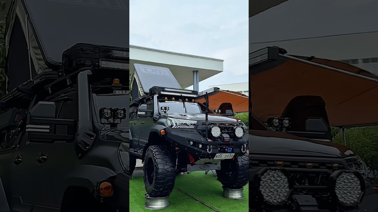 Overloaded Overland Toyot...