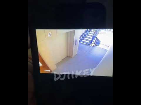Девушка справила нужду в подъезде