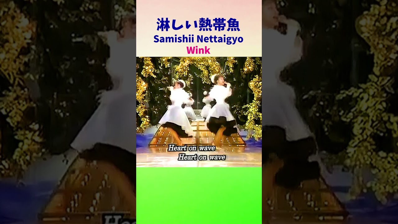 Winh ウィンク 🔸【淋しい熱帯魚 Samishii Nettaigyo 】1989年＃shorts