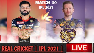RCB vs KKR LIVE IPL MATCH 2021 | VIVO IPL 2021 LIVE SCORE & COMMENTARY | REAL CRICKET 20 GAMEPLAY