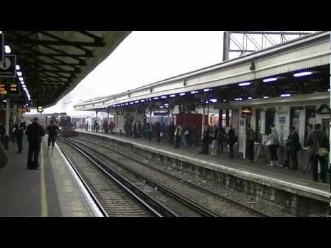 LMS 44932 with the Dorset Coast Express passing Clapham Junction, 8-9-2010