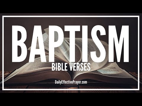 Bible Verses On Baptism | Scriptures On Baptism (Audio Bible) Video