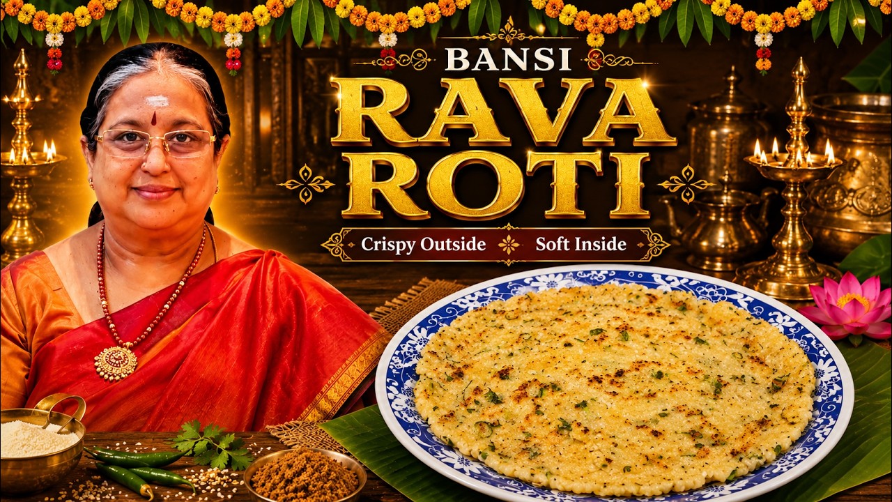 Bansi Rava Roti Recipe | Instant Soft & Healthy Breakfast