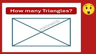 How many triangles can you see math Quiz answer
