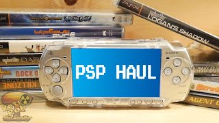 March PlayStation Portable  Haul -- New in Box PSP Games and More!