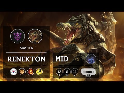 Renekton Mid vs Sylas - KR Master Patch 9.11