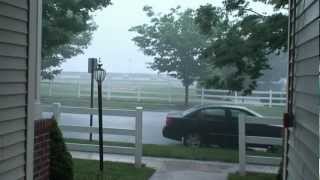 preview picture of video 'June 29 2012 Derecho Thunderstorm at Germantown'