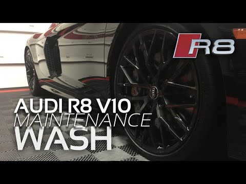 AUDI R8 DETAIL | Maintenance Wash of 2017 Audi R8 V10 Plus using Adam's Polishes Products