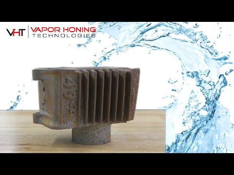 Rusty Cylinder Head: Vapor Blasting - Vapor Honing Technologies