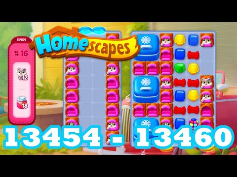 Homescapes Level 13454 - 13460 HD 3 - match | android | IOS | 13455 | 13456 | 13457 | 13458 | 13459