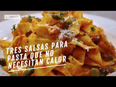 Tres salsas para pasta que no necesitan calor | EL COMIDISTA