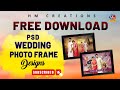 Free Psd Wedding Frame Designs Download
