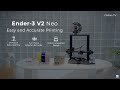 Ender-3 V2 Neo 3D printer Full-Metal Extruder for Smooth Feeding