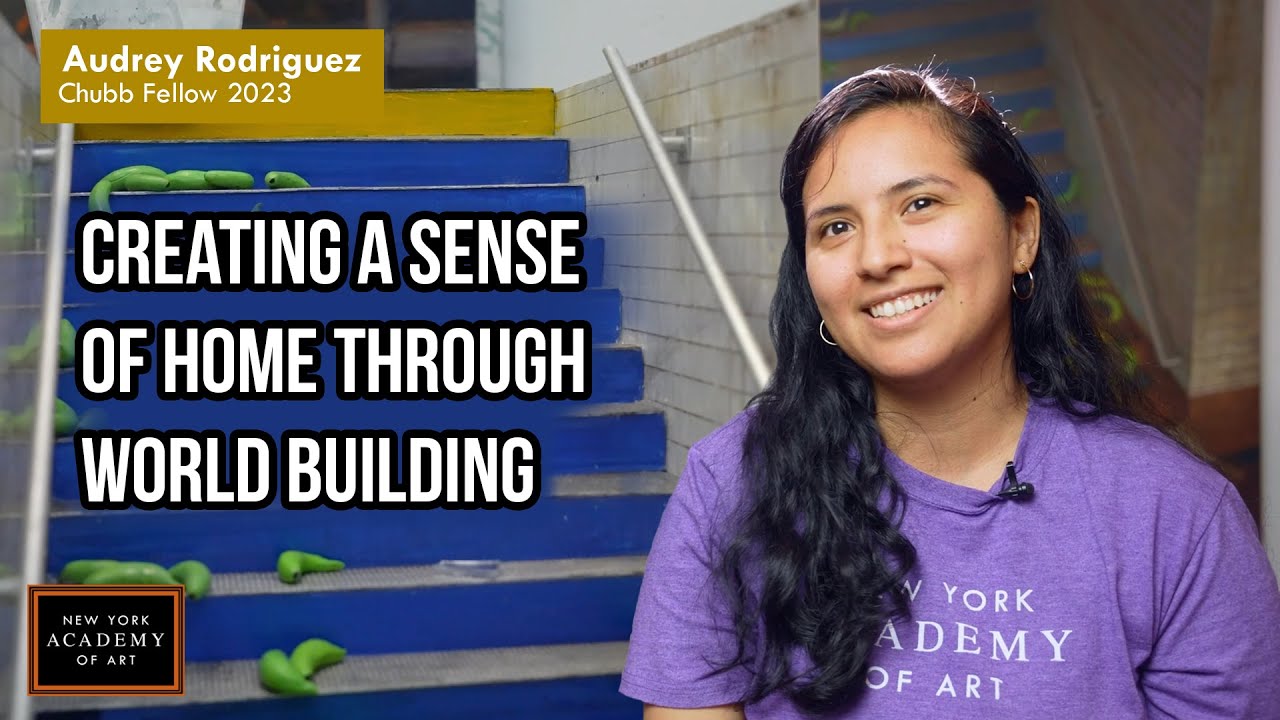 Find out how Audrey re creates a sense of home with her artwork