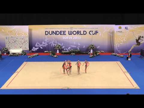 FIG RG Dundee World Cup 2015 - Finals - Belarus - 6 clubs + 2 hoops