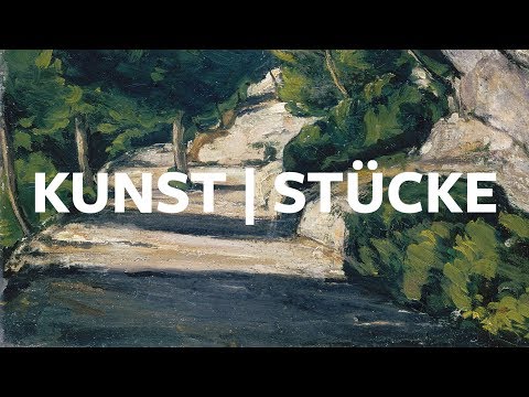 KunstIStück – Paul Cézanne: Landschaft. Straße mit Bäumen im Felsgebirge