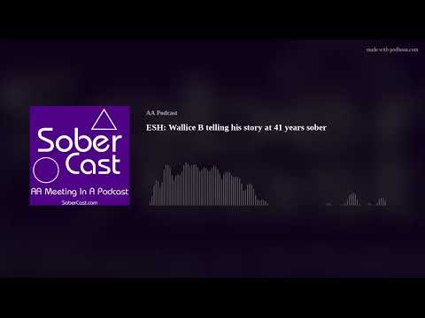 ESH: Wallice B telling his story at 41 years sober