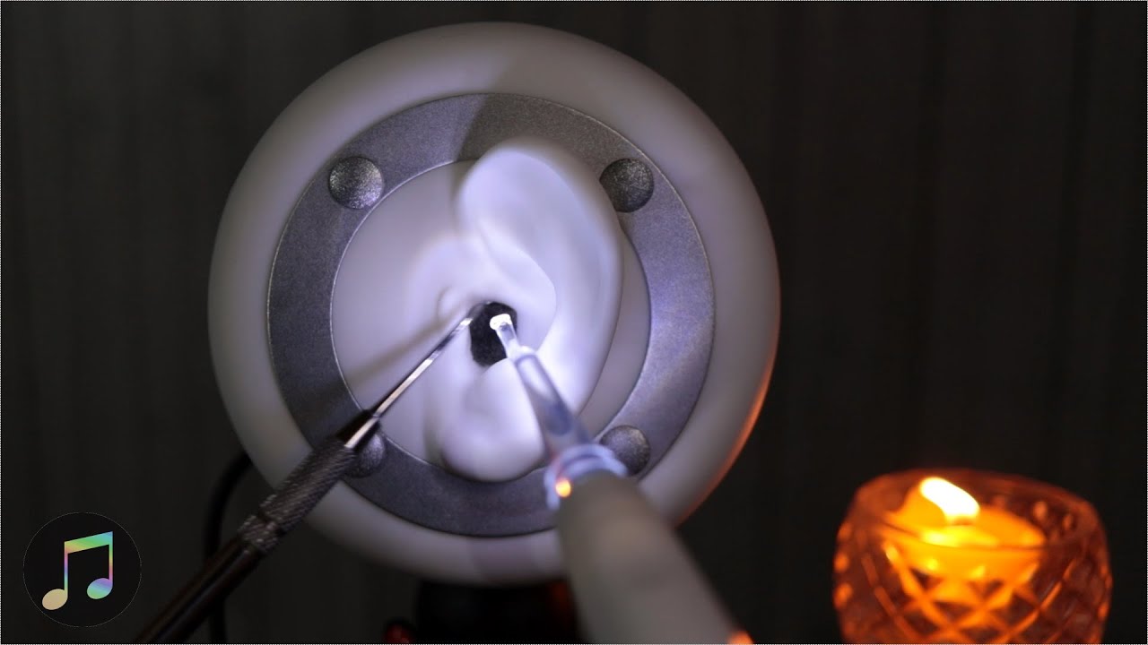 ASMR 鼓膜を優しく削る痛々しい耳かき | No Talking