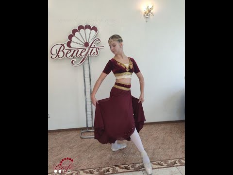 Stage ballet costume P 1515B - video 2