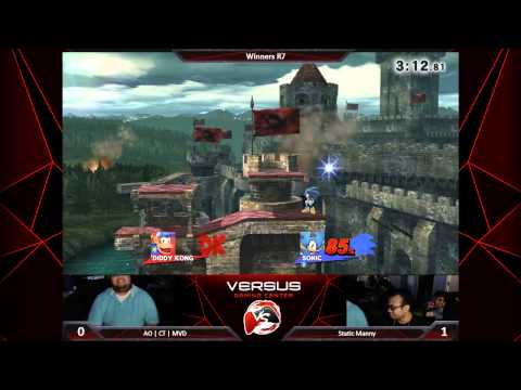 Versus Monthly Rumble 4 - Grand Finals Set 02 - StaticManny (Sonic) vs. MVD (Diddy Kong) - Smash 4