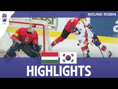 Highlights | Hungary vs. Korea | 2024 #MensWorlds Division 1A