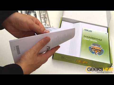 Mother M4A88TD-M Asus - Unboxing by www.geekshive.com