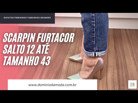 Scarpin Tamanhos Grandes 41 42 e 43 Furtacor DME221720475 | Domínio Da Moda