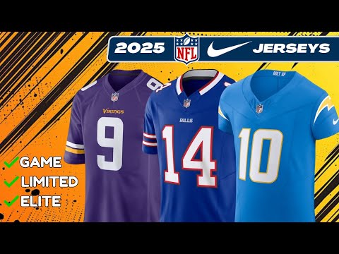 2025 Nike NFL Jerseys | A Definitive Guide