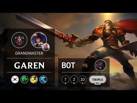Garen Bot vs Lucian - KR Grandmaster Patch 9.14