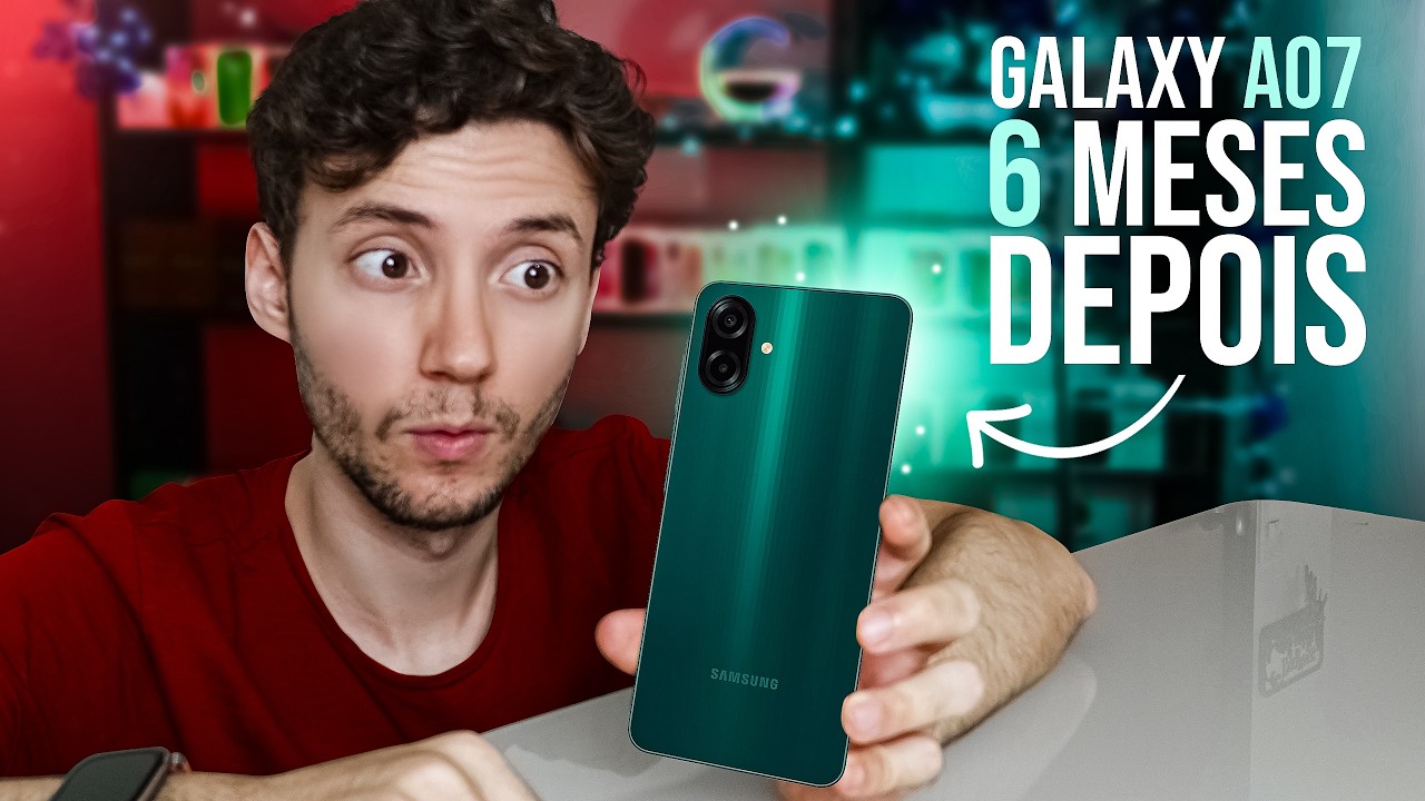 Miniatura da avaliação em vídeo de Smartphone Samsung Galaxy A07 128GB Tela 6.7 Polegadas