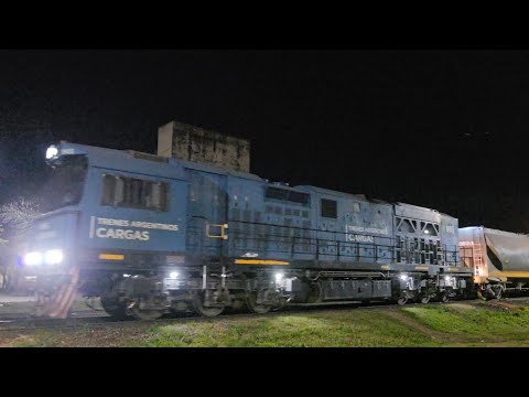[4K] Tren de tolvas graneras de NCA con destino a General Deheza pasando por Marcos Juárez!!!!!!