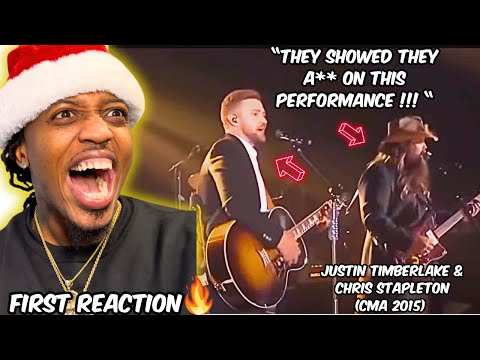 WOW!! Tennessee Whiskey/Drink You Away - Justin Timberlake & Chris Stapleton (CMA 2015) REACTION !
