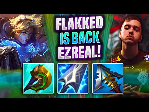 FLAKKED BRINGS BACK EZREAL! - G2 Flakked Plays Ezreal ADC vs Draven! | Preseason 2022