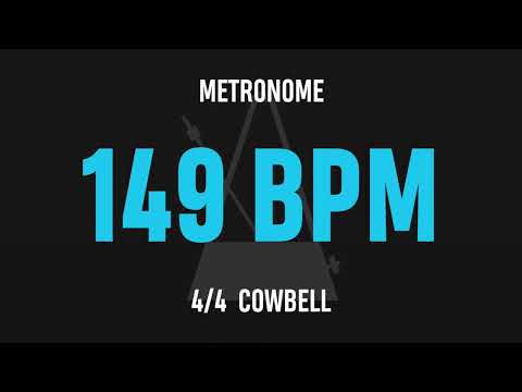 149 BPM 4/4 - Best Metronome (Cowbell)