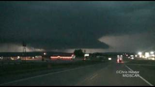 preview picture of video 'May 10th Oklahoma chase (Dusk tornado)'