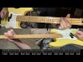 Death From Above 1979 - Pull Out - Bass Playthrough With Tab - #bass #tablature #basstabs #lesson