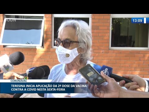 Teresina inicia aplicação da segunda dose da Coronavac nesta Sexta 12 02 2021