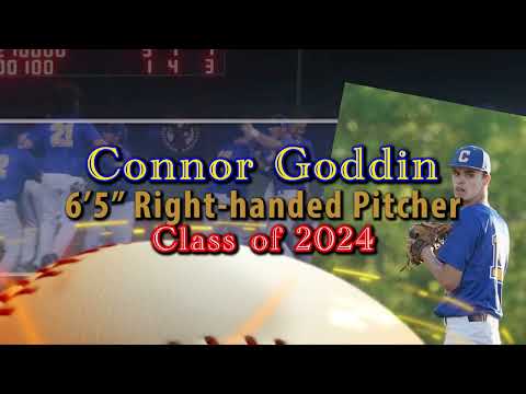 Connor Goddin pitching showcase video (right-handed pitcher) Class of 2024