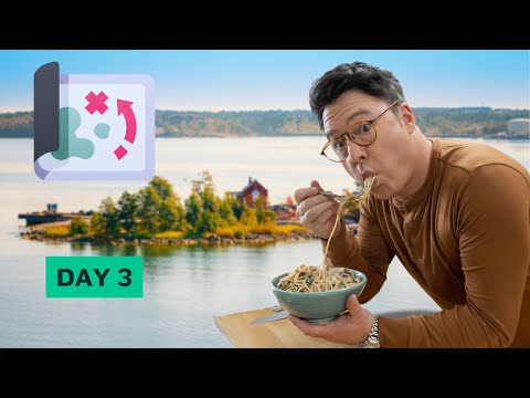 Cooking in a cottage. ON ITS OWN ISLAND!! Day 3 : Strawberry Pina colada