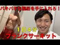 【1日4分】マジで痩せる！筋トレ初心者のためのプランクサーキット