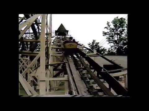 Leap-the-Dips at Lakemont Park (soon Boyer Town) on Evening Magazine 1985