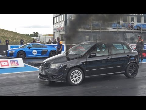 Skoda Fabia 1.9 TDI with a 250 shot of NITROUS!!!
