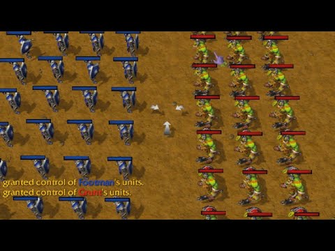 【小黄】56 Footman vs 33 Grunt (All FullGrade) Reforged