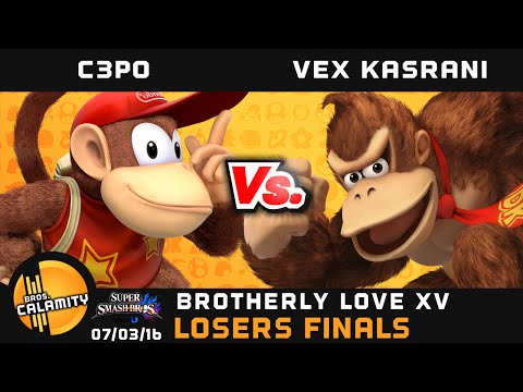 BL XV | CT Vex Kasrani (DK) vs GOG C3PO (Diddy) - Losers Finals - Smash Wii U