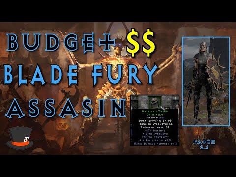 Budget Blade Fury Assassin - Clears Hell Content With Ease - Diablo 2 Resurrected