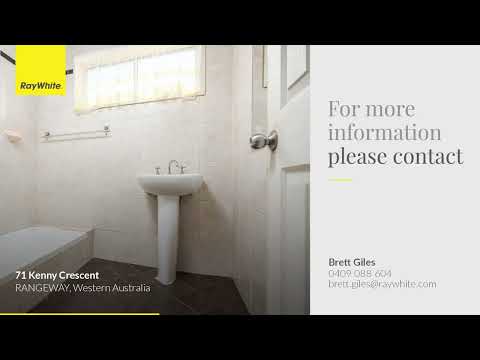 71 Kenny Crescent, Rangeway, WA 6530, 3 habitaciones, 1 baños, House