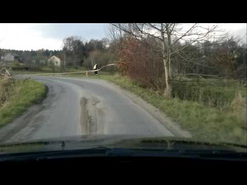 Onboard Jasielski Rajd Niepodległości 11.11.2016 Osękowski / Turoń os Dąbrówka