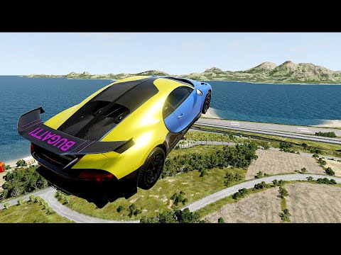 Cars vs High Mega Ramp Physics Test #4 – Realistic Speed Car Crash – BeamNG Drive